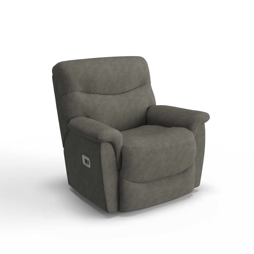 James Power Rocking Recliner w/ Headrest & Lumbar